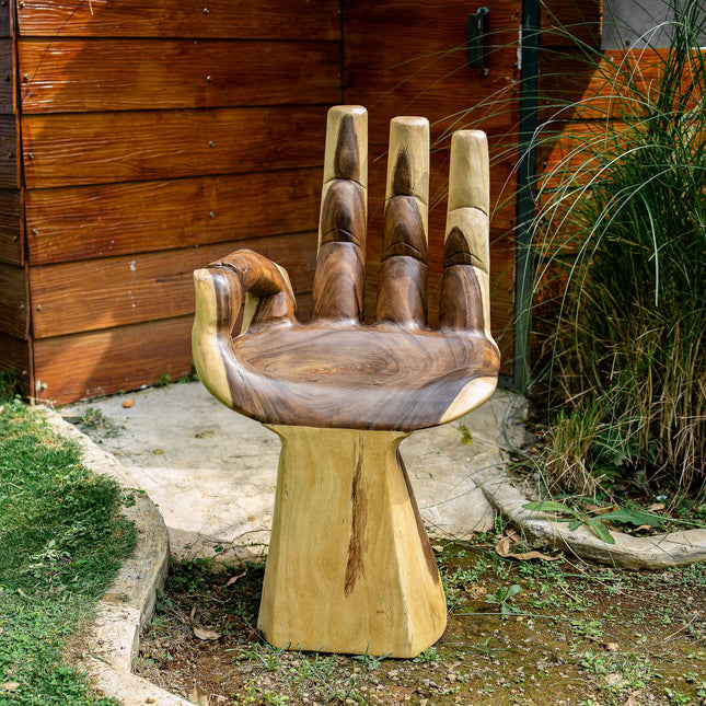 Large Buddha Hand Shaped Chair