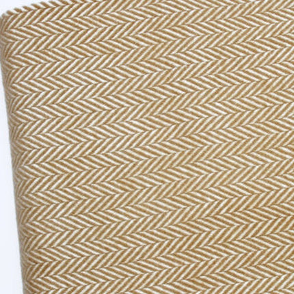 70" X 55" Copper And White Cotton Blend Woven Herringbone Plush Throw Blanket with Tassels HomeRoots