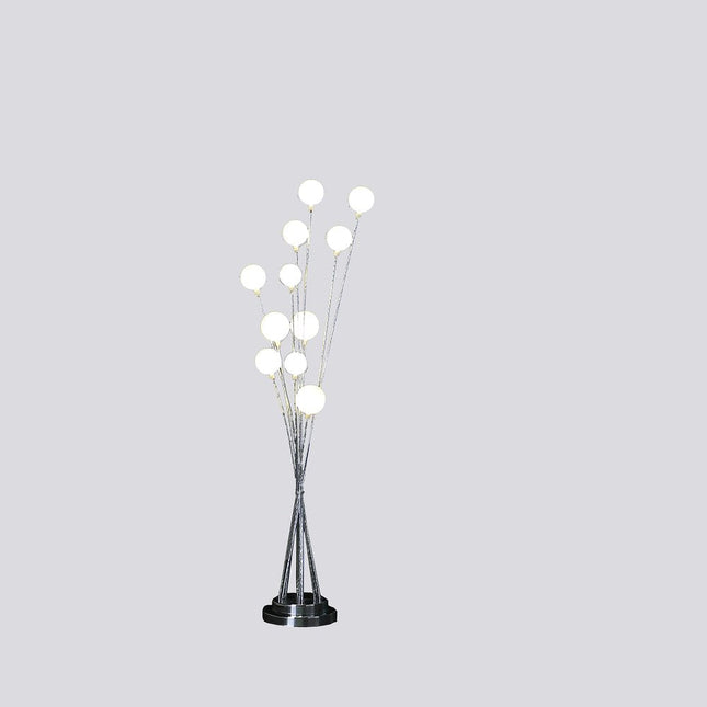 46" Chrome Multi Light LED Novelty Floor Lamp HomeRoots