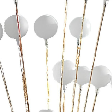 62" Yellow 16 LED Novelty Floor Lamp With White HomeRoots