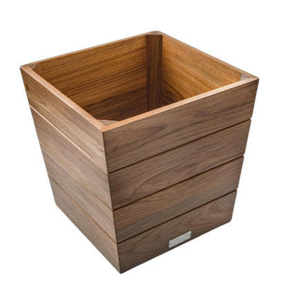 12" Brown Wood Indoor Outdoor Square Planter Box HomeRoots