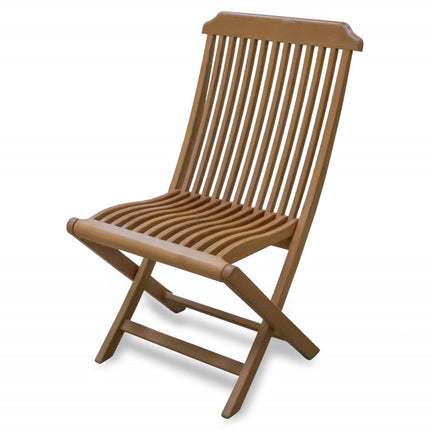 24" Brown Solid Wood Indoor Outdoor Deck Chair HomeRoots