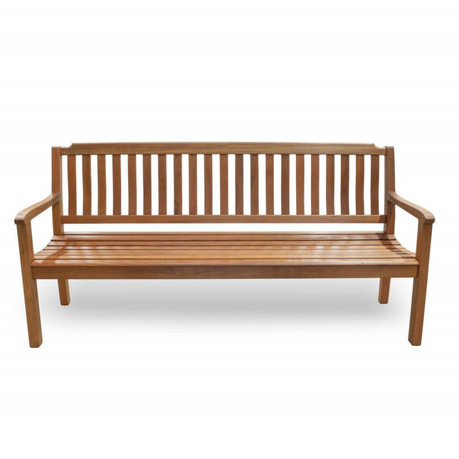 72" Teak Solid Wood Garden Bench HomeRoots