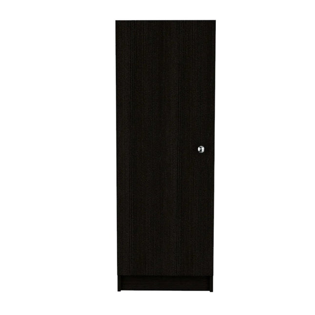 47" Black Wood Pantry Or Storage Closet HomeRoots