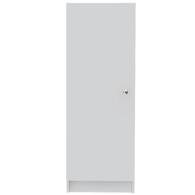 47" White Wood Pantry Or Storage Closet HomeRoots