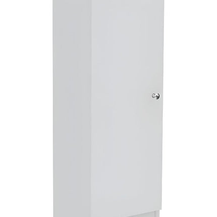 47" White Wood Pantry Or Storage Closet HomeRoots