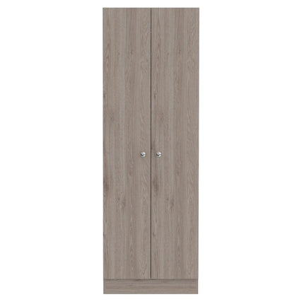 71" Light Gray Wood Pantry Or Storage Closet HomeRoots
