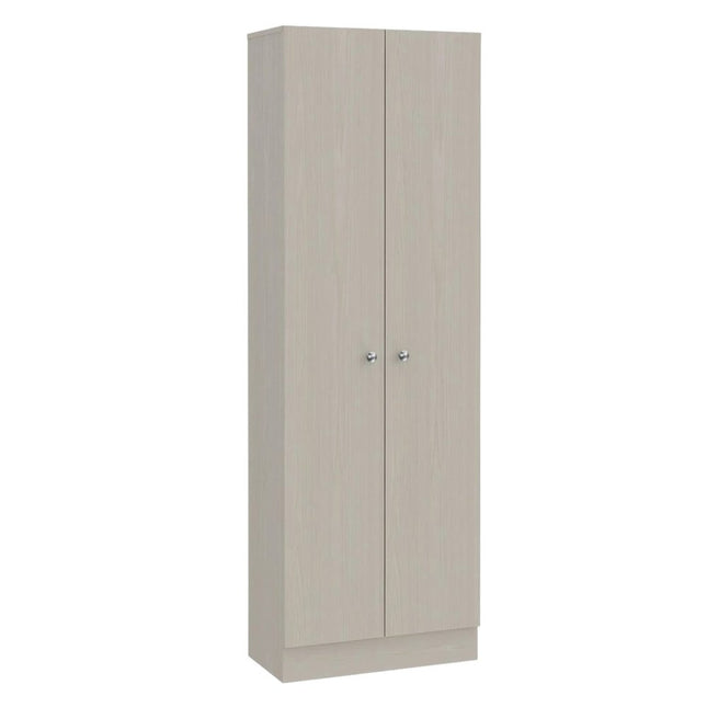71" Light Gray Wood Pantry Or Storage Closet HomeRoots