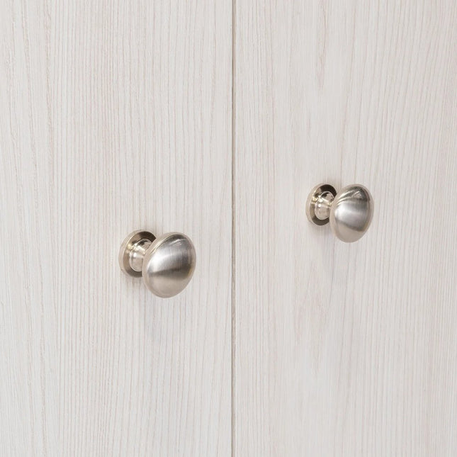 71" Light Gray Wood Pantry Or Storage Closet HomeRoots