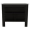 Black and Ivory 41" Kitchen Island With Storage HomeRoots