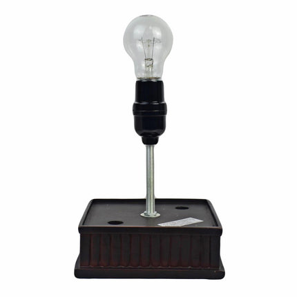18" Tiffany Style Jeweled Dark Brown Base Table Lamp HomeRoots