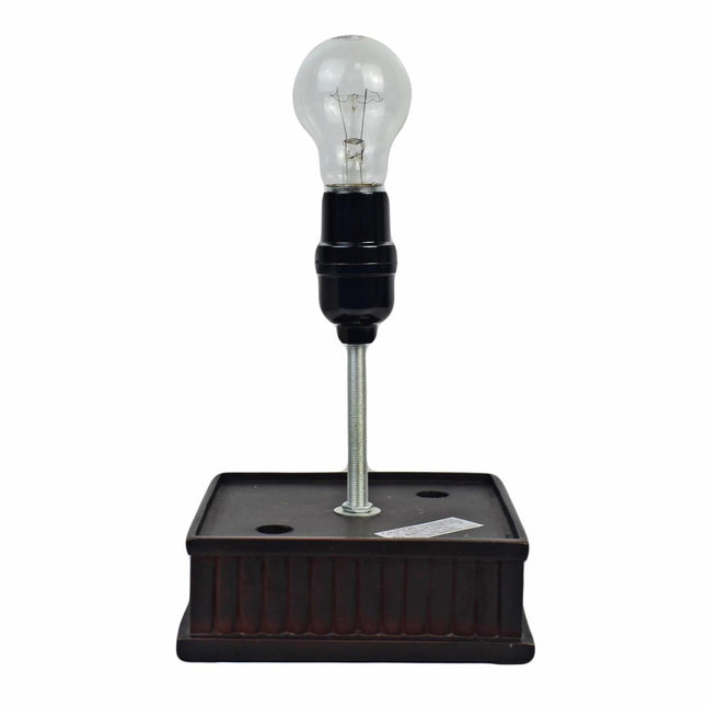 18" Tiffany Style Jeweled Dark Brown Base Table Lamp HomeRoots