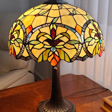 23" Dark Brown Metal Two Light Candlestick Table Lamp With White Shade HomeRoots