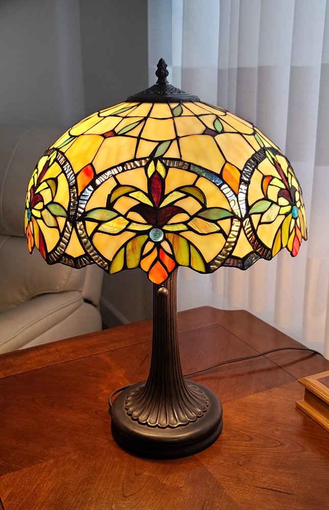 23" Dark Brown Metal Two Light Candlestick Table Lamp With White Shade HomeRoots