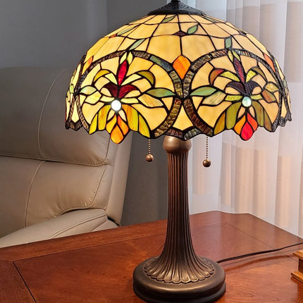 23" Dark Brown Metal Two Light Candlestick Table Lamp With White Shade HomeRoots