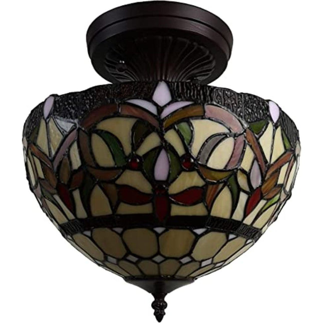 Red And White Unique Statement Two Light Glass Dimmable Chandelier With Red And White Shades HomeRoots