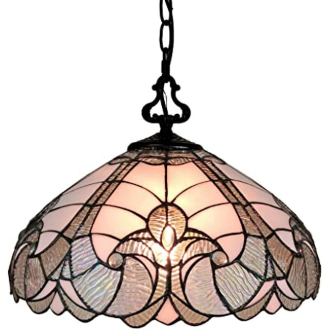 Black And White Unique Statement Two Light Glass Dimmable Chandelier With Black And White Shades HomeRoots