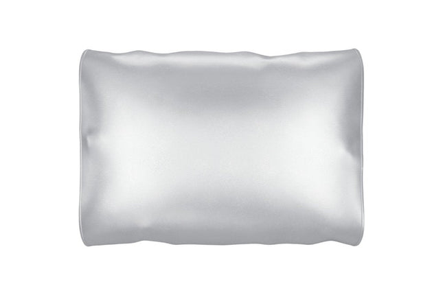 Silver Silk Open Ended Pillowcase HomeRoots