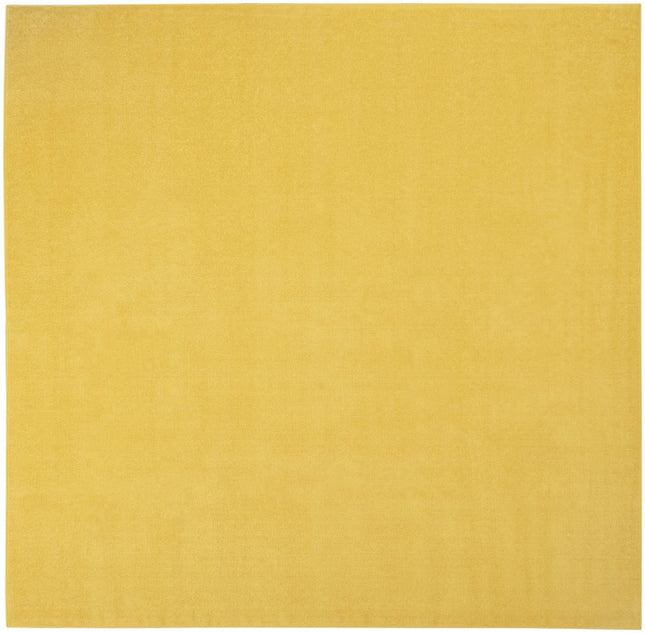 9' Yellow Square Indoor Outdoor Area Rug HomeRoots