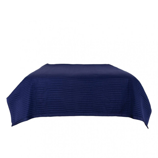 Indigo Geometric King Quilt HomeRoots