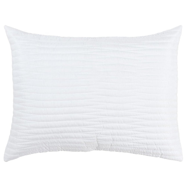 92" X 106" White Geometric Cotton Quilt HomeRoots