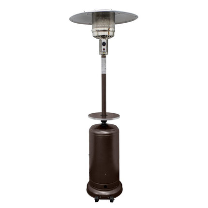 48000 BTU Bronze Steel Propane Cylindrical Pole Standing Patio Heater HomeRoots