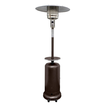 48000 BTU Bronze Steel Propane Cylindrical Pole Standing Patio Heater HomeRoots
