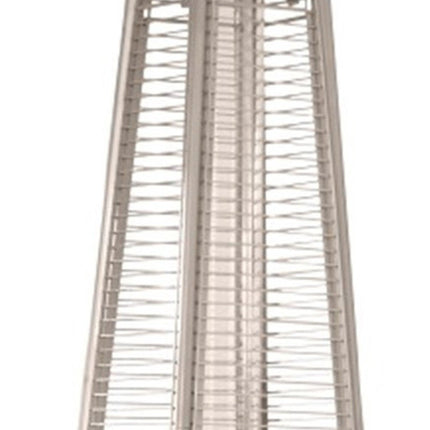 41000 BTU Brown Steel Propane Triangular Pyramid Standing Patio Heater