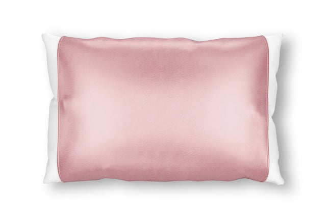 Dusty Rose Silk Open Ended Pillowcase HomeRoots