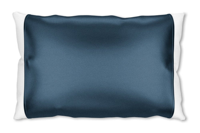 Blue Silk Open Ended Pillowcase HomeRoots