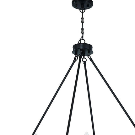 Black And White Candle Style Twelve Light Metal Dimmable Chandelier HomeRoots