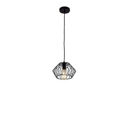 Black Unique Statement Metal Dimmable Chandelier With Black Shades HomeRoots