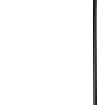Black And White Candle Style Six Light Metal Dimmable Chandelier