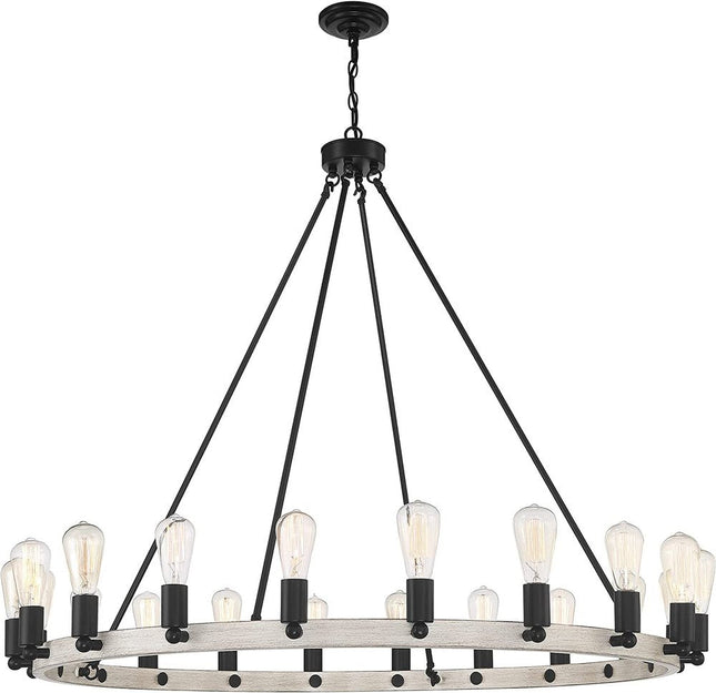 Black And Gray Candle Style Multi Light Metal Dimmable Chandelier HomeRoots