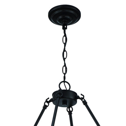 Black Candle Style Twelve Light Metal Dimmable Chandelier With White Shades