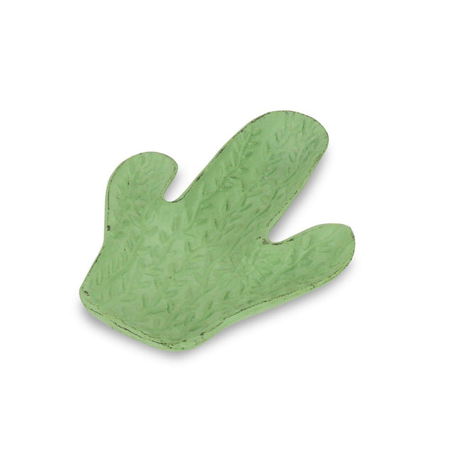 6" Green Cactus Cast Iron Vanity Tray HomeRoots