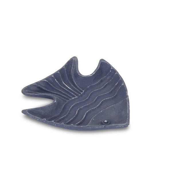8" Blue Angel Fish Cast Iron Vanity Tray Tray HomeRoots