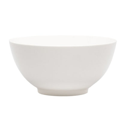 White Porcelain Large Round Serve Bowl HomeRoots