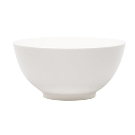 White Porcelain Large Round Serve Bowl