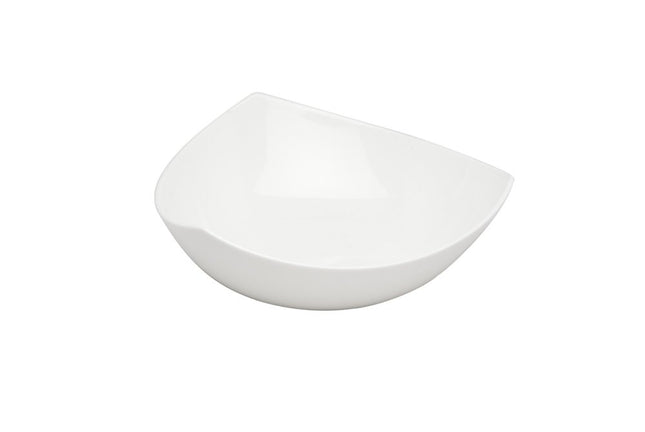 White Six Piece Triangle Bone China Service For Six Bowl Set HomeRoots