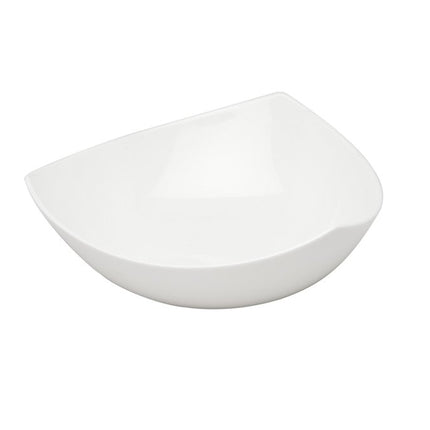 White Six Piece Triangle Bone China Service For Six Bowl Set HomeRoots