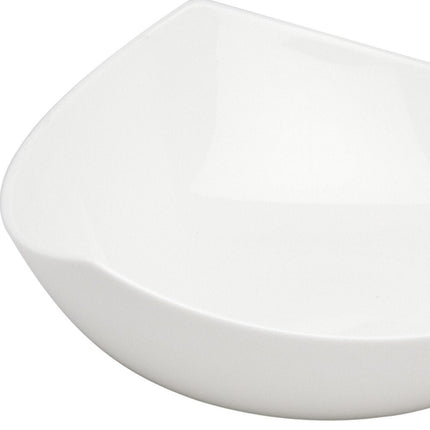 White Six Piece Triangle Bone China Service For Six Bowl Set HomeRoots