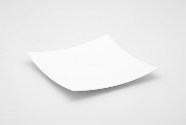 White Six Piece Square Bone China Service For Six Bread and Butter Set HomeRoots