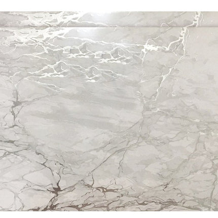 12" X 18" Silver And Gray Abstract Placemats HomeRoots