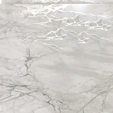 12" X 18" Silver And Gray Abstract Placemats