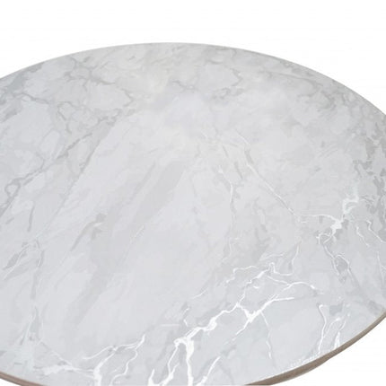 15" X 15" Silver And Gray Abstract Round Placemats HomeRoots