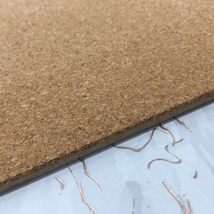 12" X 18" Gold And Silver Abstract Agglomerated cork Placemats HomeRoots