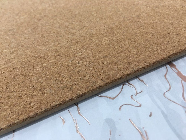 12" X 18" Gold And Silver Abstract Agglomerated cork Placemats HomeRoots