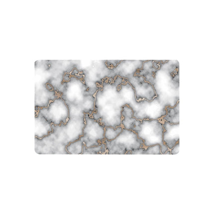 12" X 18" Gray And Gold Abstract Agglomerated cork Placemats HomeRoots