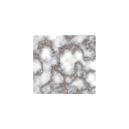 15" X 15" Gray And Gold Abstract Agglomerated cork Square Placemats